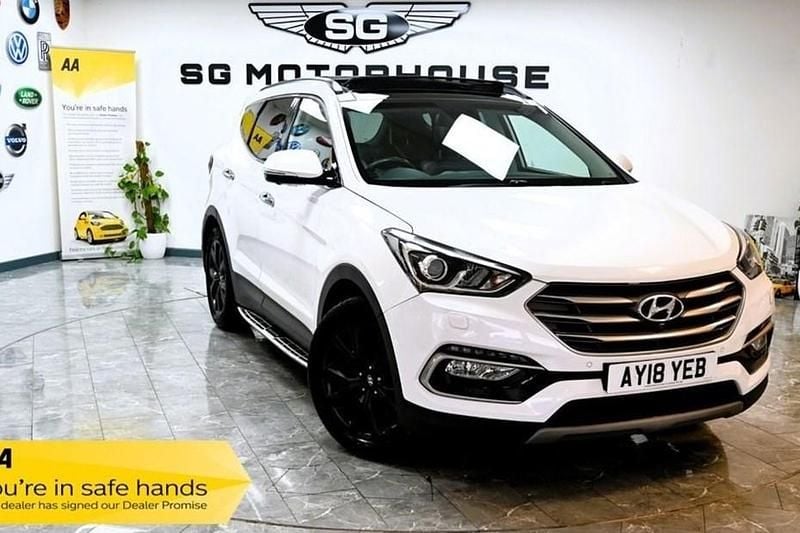 Used Hyundai Santa Fe Edition 200 HP (147 kW) 2018 White SUV