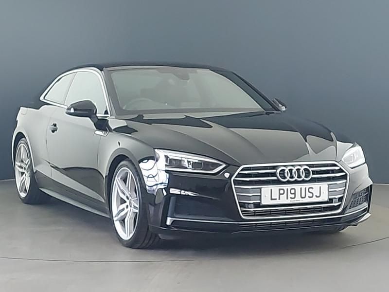 Used Audi A5 S-Line 190 HP (139 kW) 2019 Black Coupe