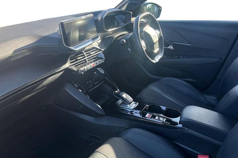 Blue Used 2021 Peugeot e-208 GT Hatchback | £11,750 (Fair price) - Image 1/4
