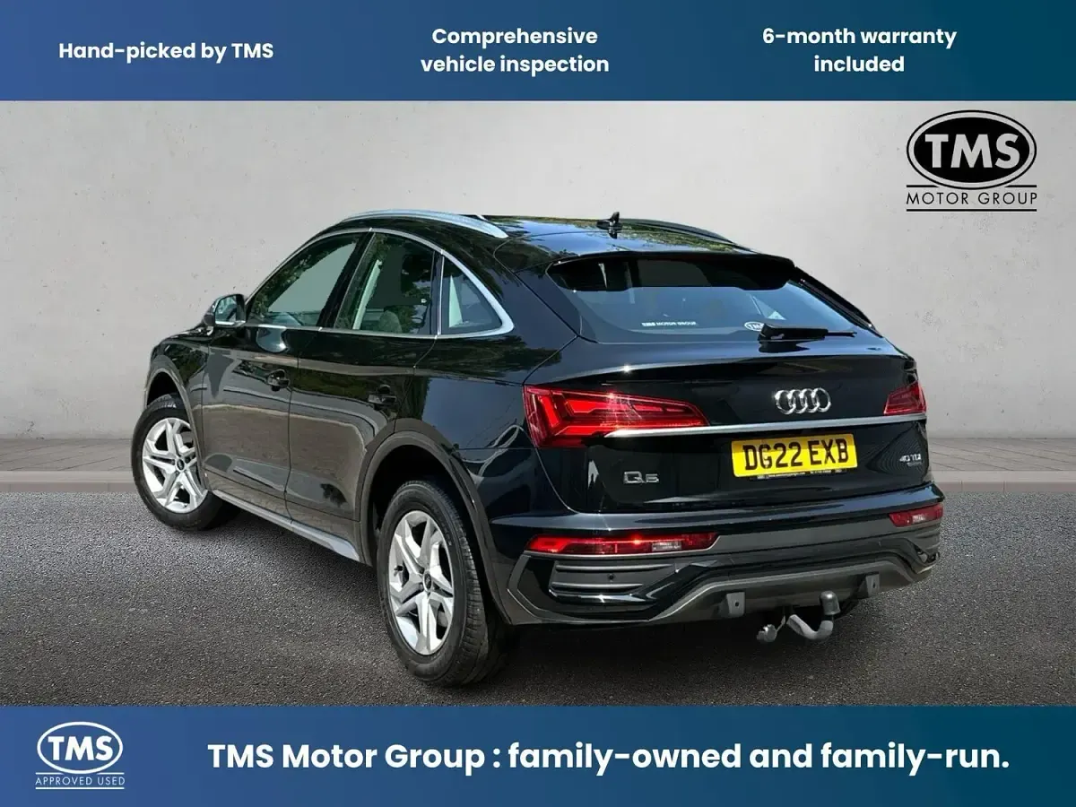 Used Audi Q5 Sportback Sport 204 HP (150 kW) 2022 Black SUV