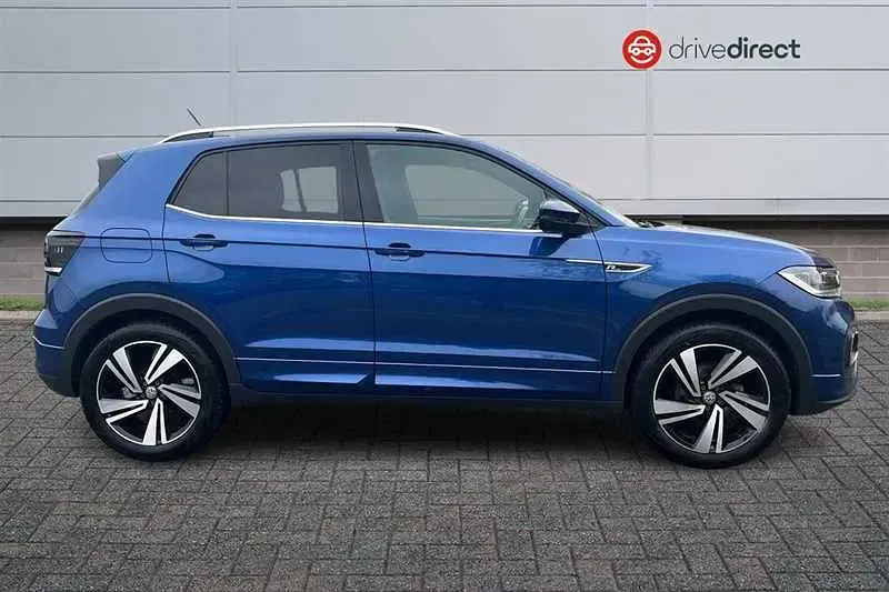 Used VW T-Cross R-line 115 HP (84 kW) 2020 Blue SUV