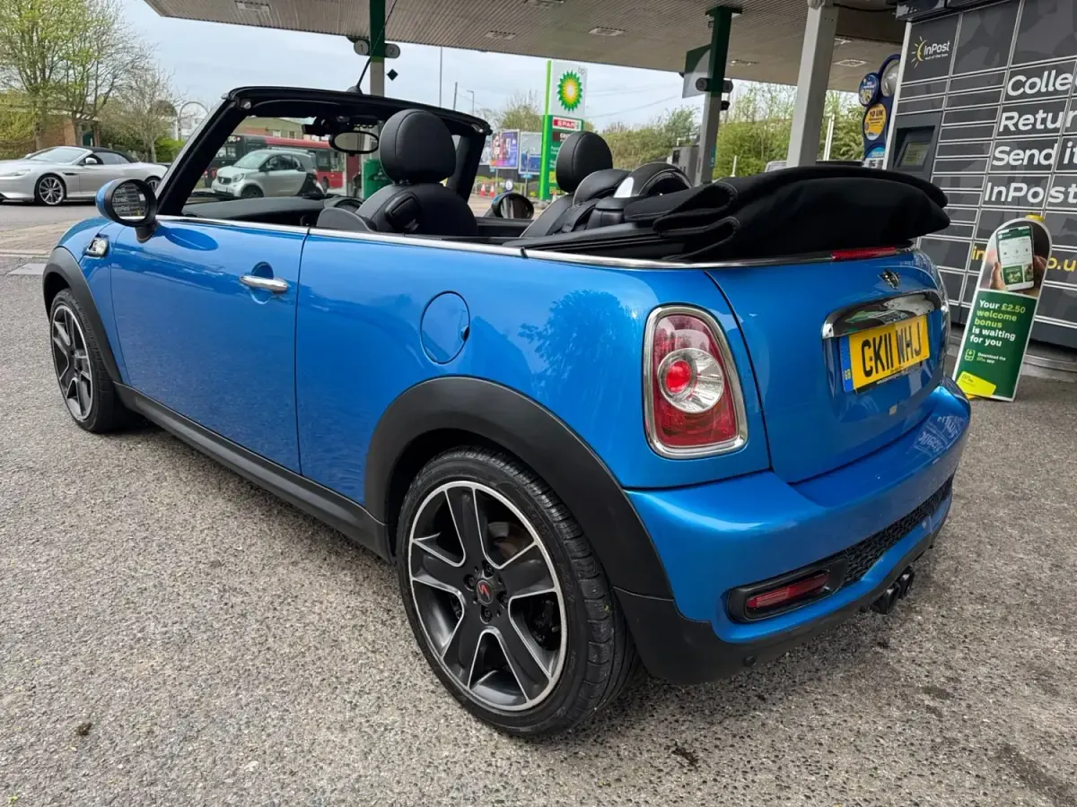 Begagnad Mini Cooper S Cabriolet 184 HK (135 kW) 2011 Blå Cab