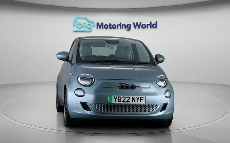 Used Fiat 500e Icon 86 kW (118 HP) 2022 Blue Hatchback