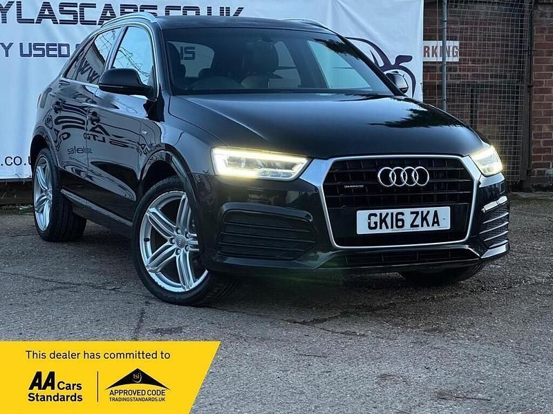 Begagnad Audi Q3 S-line plus 184 HK (135 kW) 2016 Svart SUV