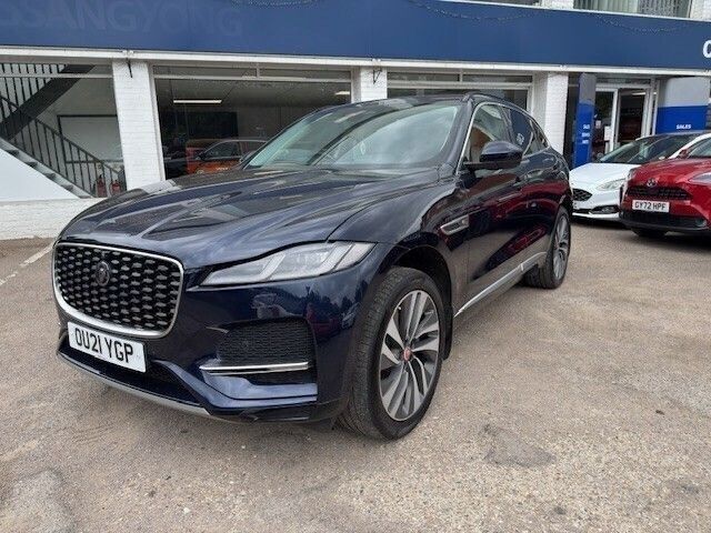 Blue Used 2021 Jaguar F-Pace SUV | £26,990 (Fair price) - Image 1/4