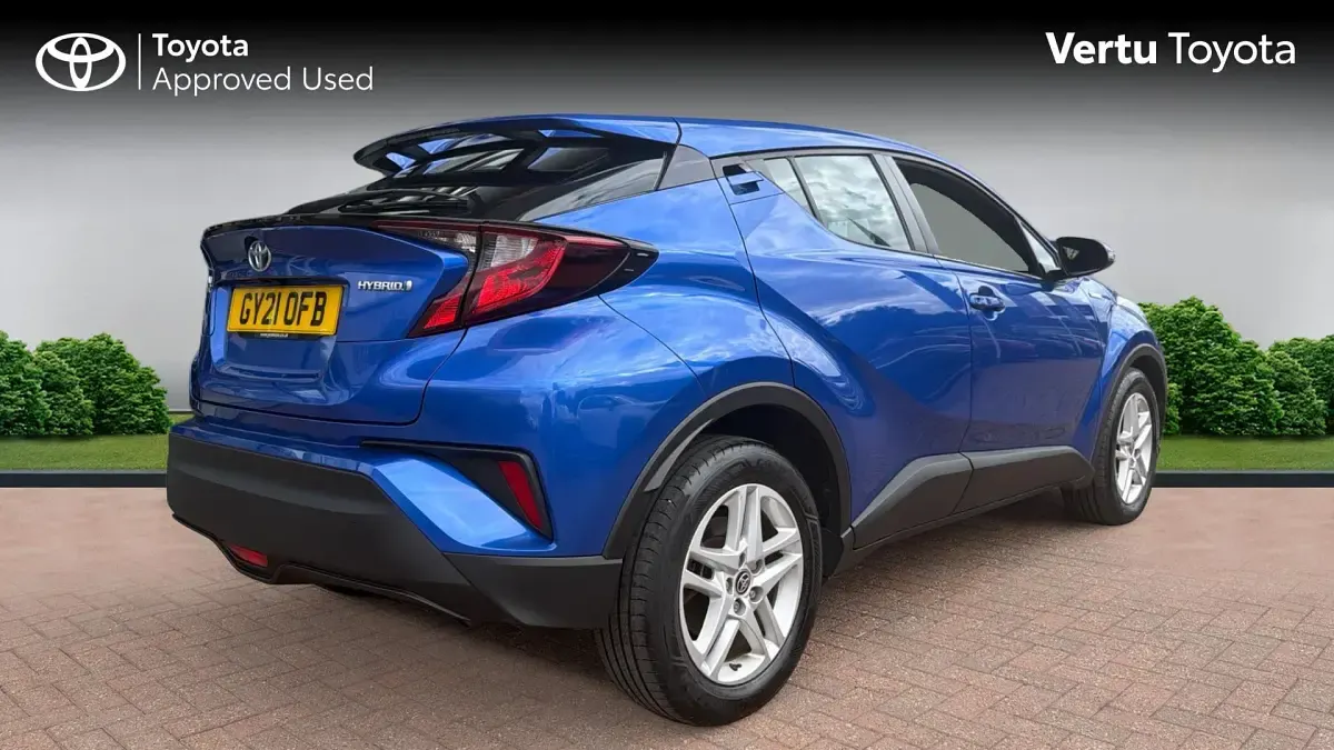 Used Toyota C-HR 122 HP (89 kW) 2021 Nebula blue (metallic paint) SUV