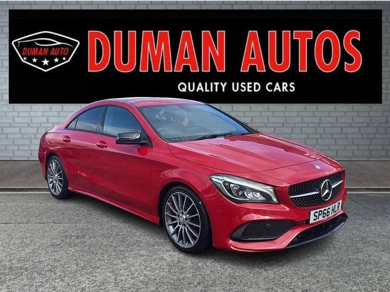 Used Mercedes CLA200 AMG line 136 HP (100 kW) 2016 Red Coupe