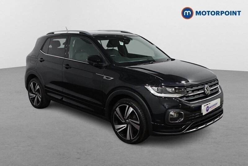 Black Used 2022 VW T-Cross R-line SUV | £19,749 (Fair price) - Image 1/4