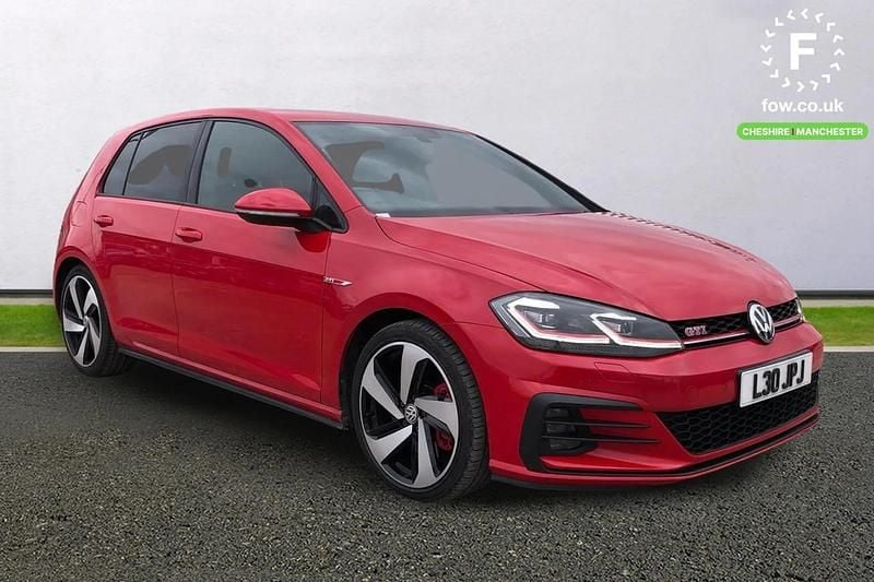 Red Used 2019 VW Golf VII GTI Hatchback | £19,799 (Fair price) - Image 1/4