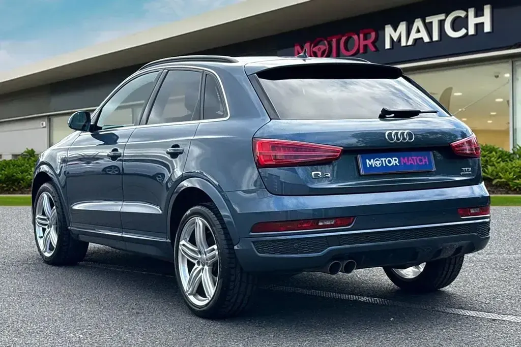Begagnad Audi Q3 S-line plus 2016 Blå SUV