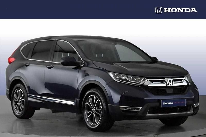 Metallic cosmic blue Used 2022 Honda CR-V Hybrid SUV | £21,549 (Super price) - Image 1/4