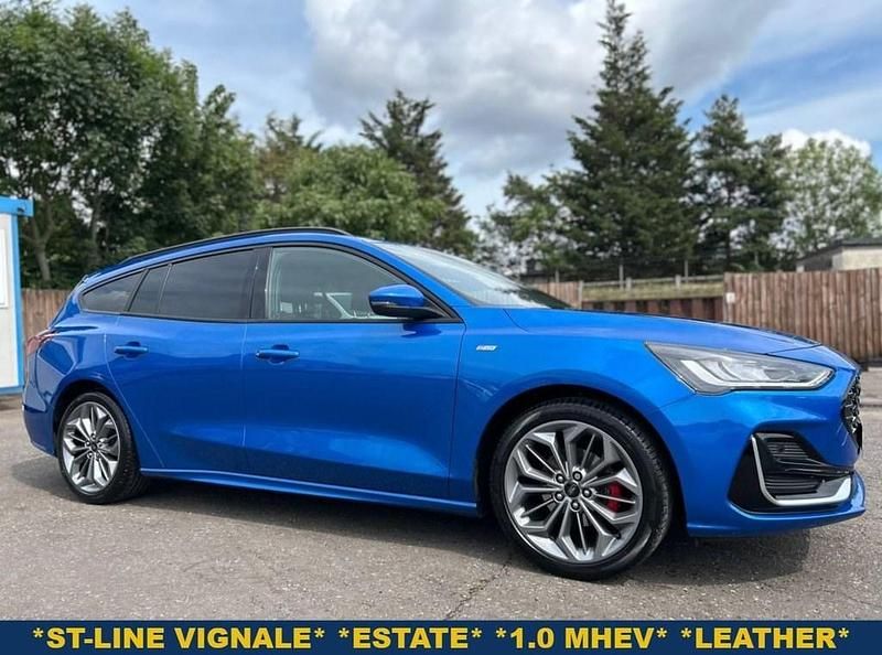 Blue Used 2022 Ford Focus ST-Line Estate | £16,500 (A bit pricey) - Image 1/4