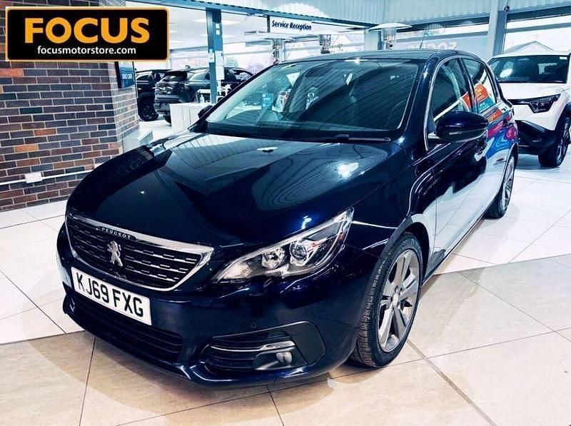 Blue Used 2020 Peugeot 308 Allure Hatchback | £8,495 (Fair price) - Image 1/4