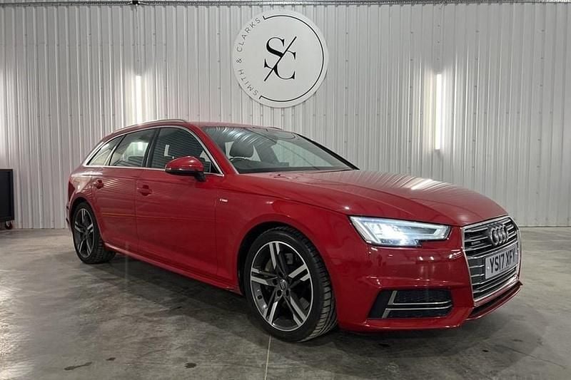 Used Audi A4 S-Line 272 HP (200 kW) 2017 Red Estate