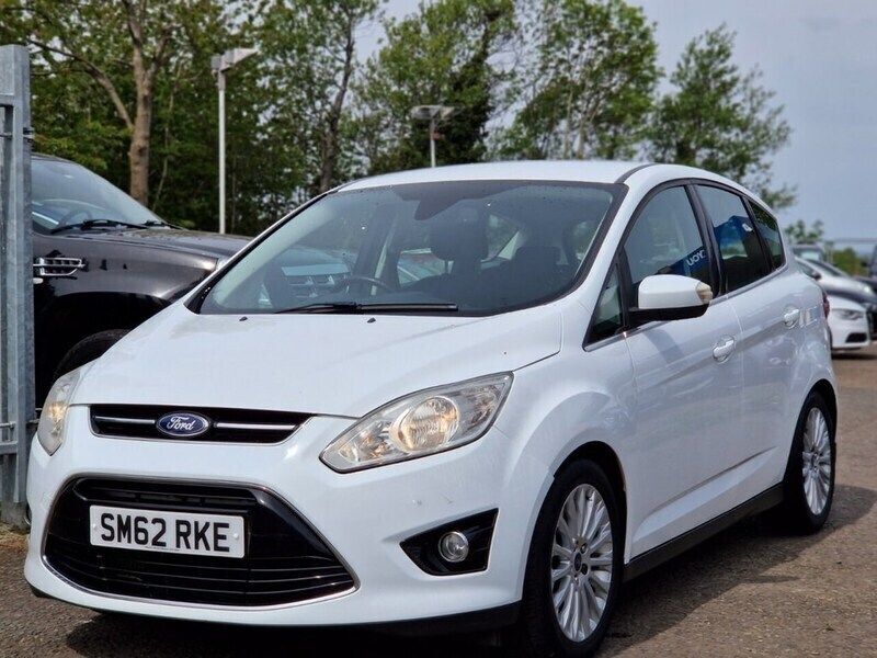 Used Ford C-MAX Titanium 114 HP (83 kW) 2012 White MPV