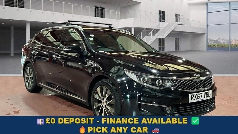 Black Used 2017 Kia Optima Estate | £9,599 - Image 1/4