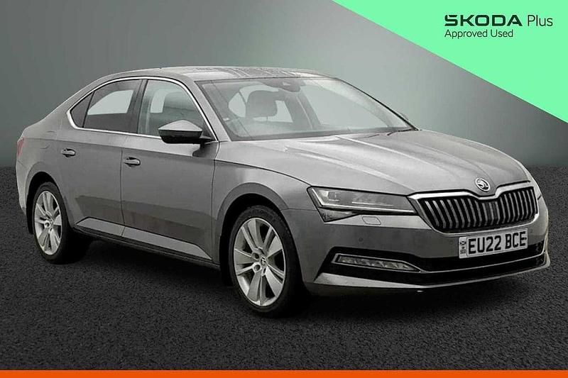 Used Skoda Superb SE L 110 HP (80 kW) 2022 Graphite grey metallic Hatchback