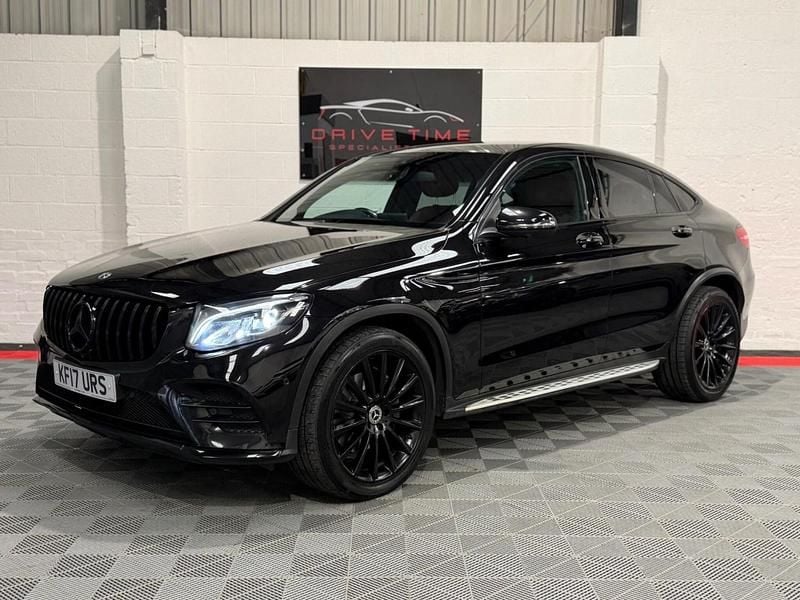 Used Mercedes GLC220 AMG line 2017 Black Coupe
