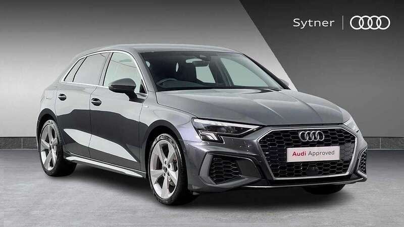 Grey Used 2023 Audi A3 S-Line Hatchback | £25,750 (Fair price) - Image 1/4