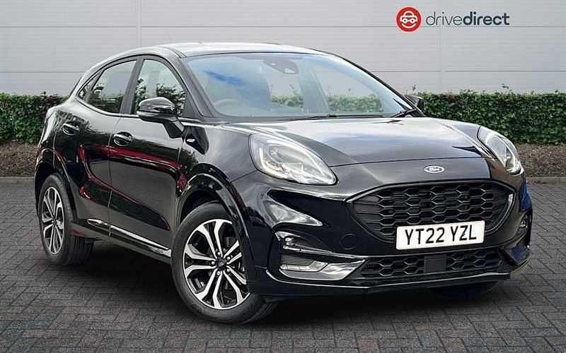 Black Used 2022 Ford Puma Gen-E ST-Line Hatchback | £14,499 (Good price) - Image 1/4