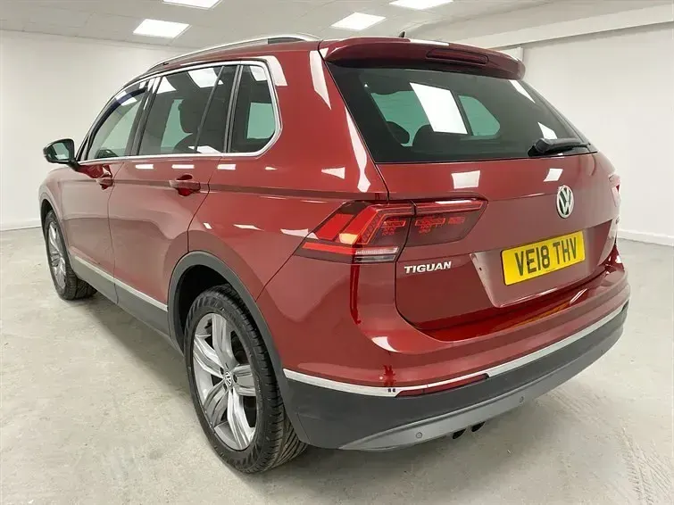 Używany VW Tiguan SEL 2018 Czerwony SUV