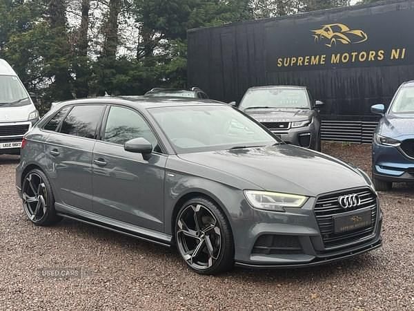 Used Audi A3 S-Line 184 HP (135 kW) 2018 Grey Sedan