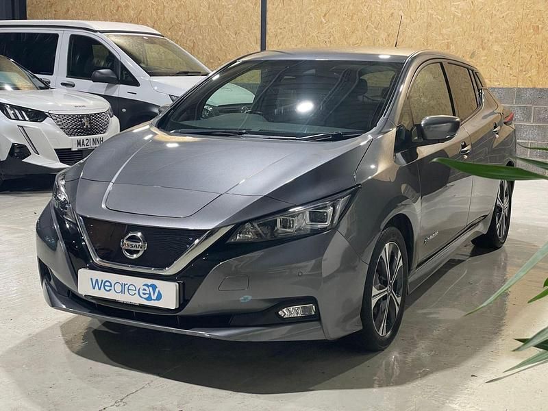 Grey Used 2019 Nissan Leaf Tekna Hatchback | £8,850 (Fair price) - Image 1/4