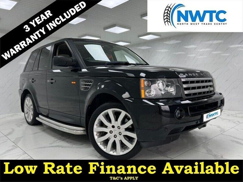 Black Used 2008 Land Rover Range Rover Sport HSE SUV | £5,295 (Fair price) - Image 1/3