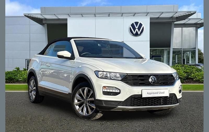 Used VW T-Roc Cabriolet Design 147 HP (108 kW) 2021 White Cabriolet