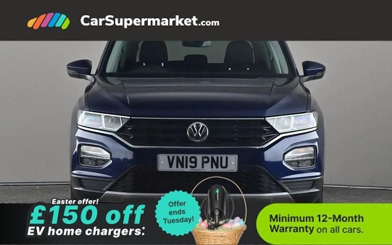 Used VW T-Roc SE 116 HP (85 kW) 2019 Blue SUV
