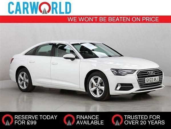 White Used 2022 Audi A6 Sport Sedan | £20,261 (Fair price) - Image 1/3