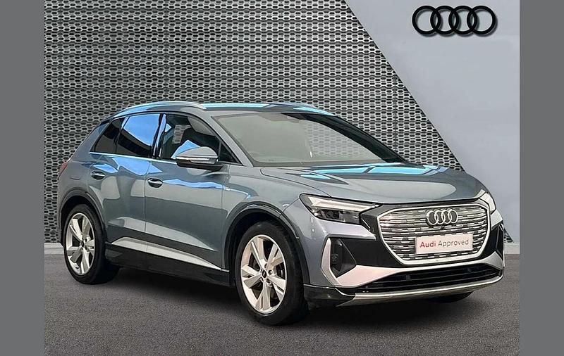 Used Audi Q4 e-tron S-Line 150 kW (204 HP) 2023 Blue SUV