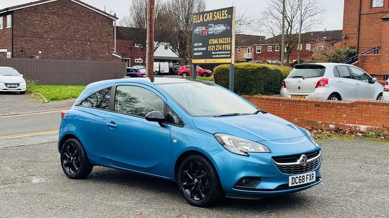 Used Vauxhall Corsa 75 HP (55 kW) 2019 Blue Hatchback