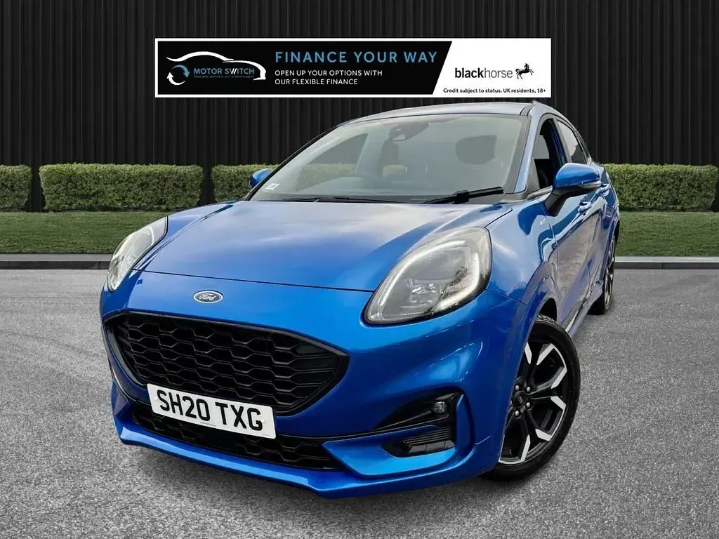 Usado Ford Puma ST-Line X 125 HP (91 kW) 2020 Azul Citadino