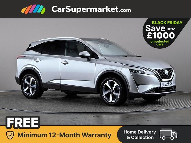 Silver Used 2022 Nissan Qashqai N-Connecta SUV | £14,997 (Fair price) - Image 1/4