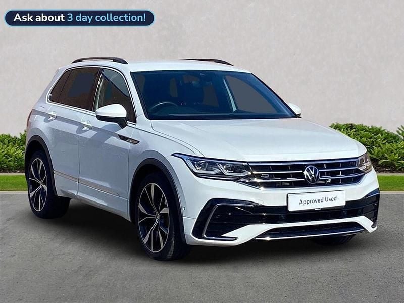 White Used 2023 VW Tiguan R-line SUV | £28,165 (Fair price) - Image 1/4