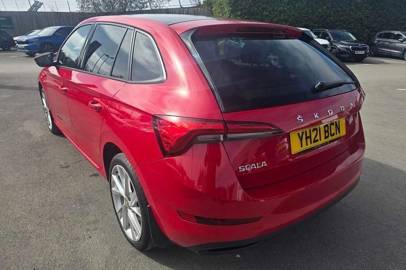 Used Skoda Scala SE L 2021 Red Hatchback