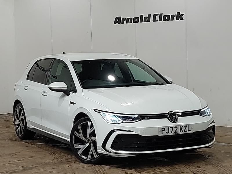 Used VW Golf VIII R-line 150 HP (110 kW) 2022 White Hatchback