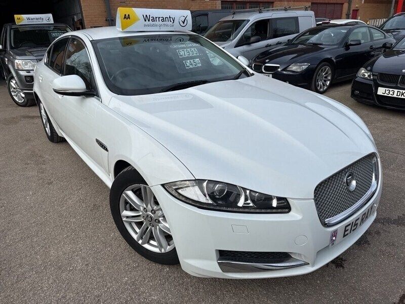 White Used 2013 Jaguar XF Luxury Sedan | £7,495 (Fair price) - Image 1/3