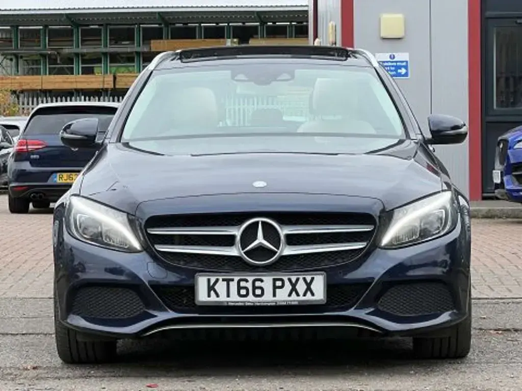 Used Mercedes C300 Premium Plus 2016 Blue Estate