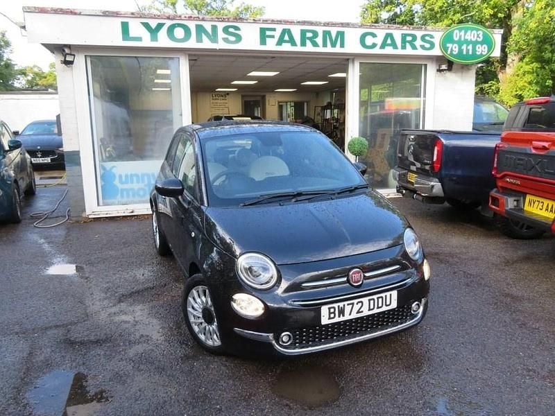 Black Used 2023 Fiat 500 Dolcevita Hatchback | £9,995 (Fair price) - Image 1/4
