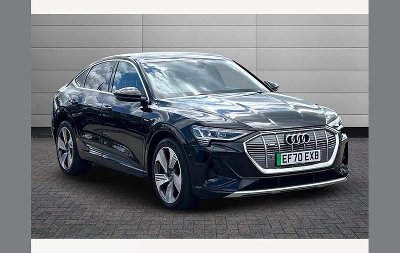 Black Used 2021 Audi e-tron Sportback S-Line SUV | £29,050 (A bit pricey) - Image 1/4
