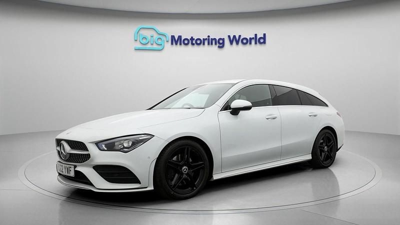 Used Mercedes CLA200 AMG line 2022 White Estate