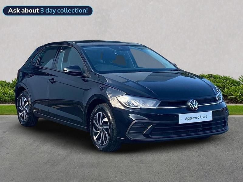 Black Used 2023 VW Polo Life Hatchback | £16,619 (Fair price) - Image 1/4