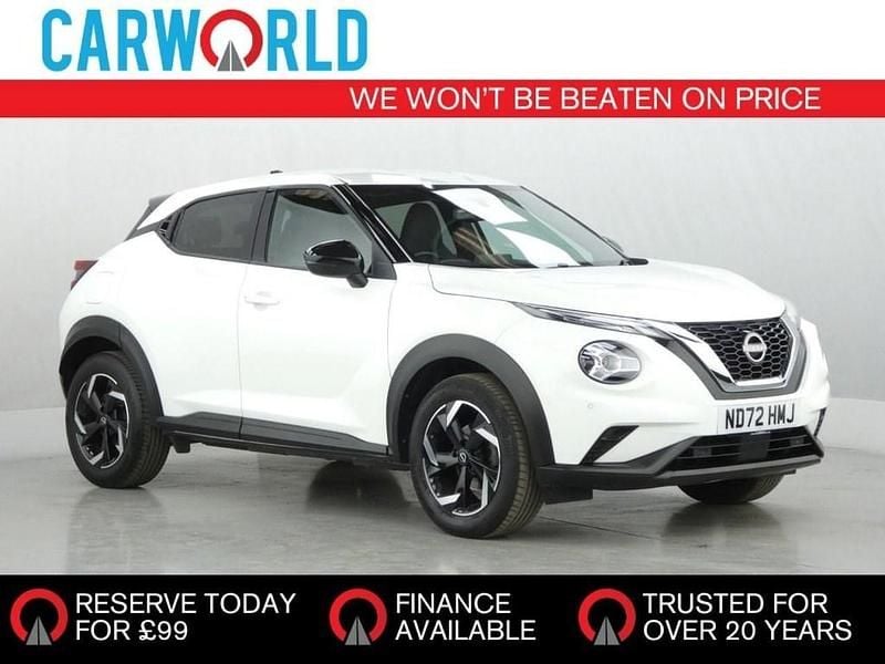 White Used 2022 Nissan Juke N-Connecta SUV | £13,476 (Good price) - Image 1/3