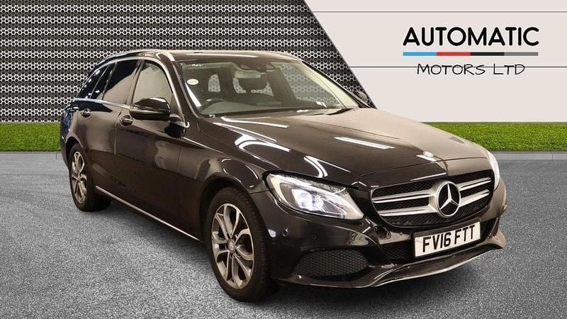 Black Used 2016 Mercedes C200 Premium Estate | £12,850 (Fair price) - Image 1/4