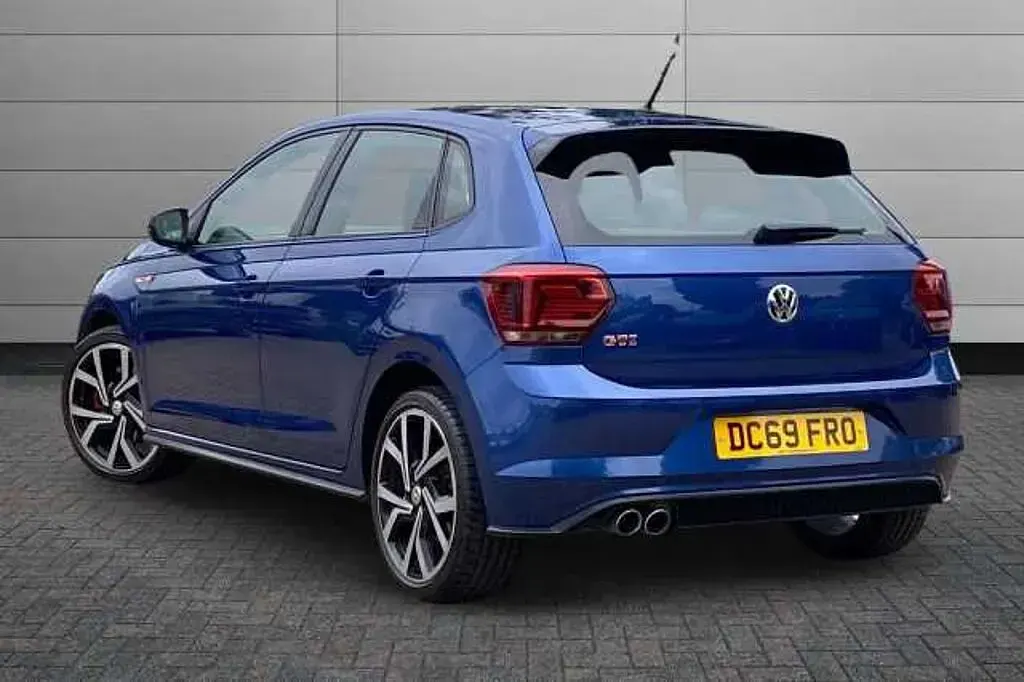 Used VW Polo GTI 200 HP (147 kW) 2020 Blue Hatchback