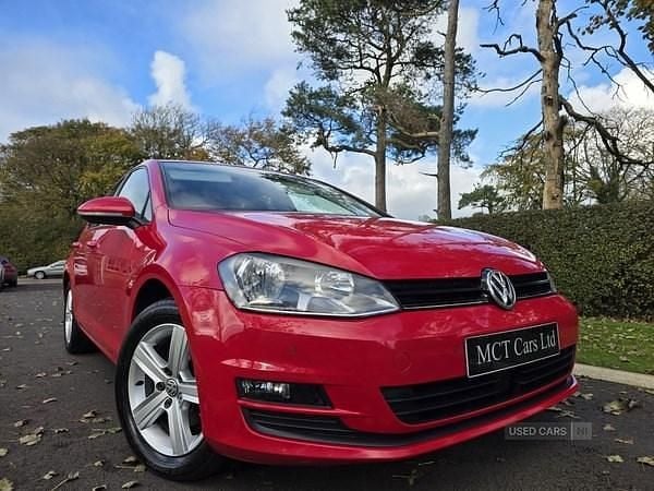 Red Used 2015 VW Golf VII Match Hatchback | £6,950 (Fair price) - Image 1/4
