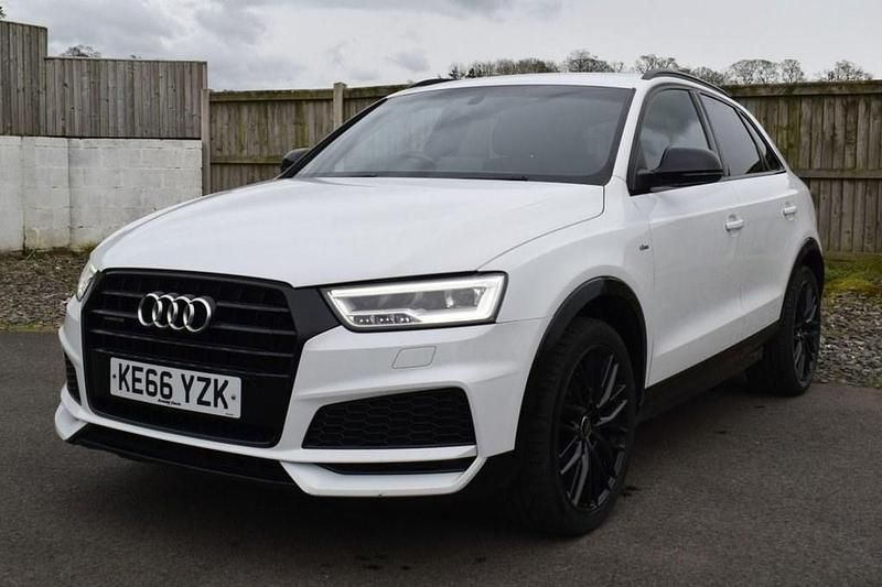 Used Audi Q3 Black Edition 184 HP (135 kW) 2017 White SUV