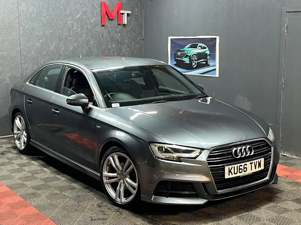 Used Audi A3 S-Line 150 HP (110 kW) 2016 Grey Sedan